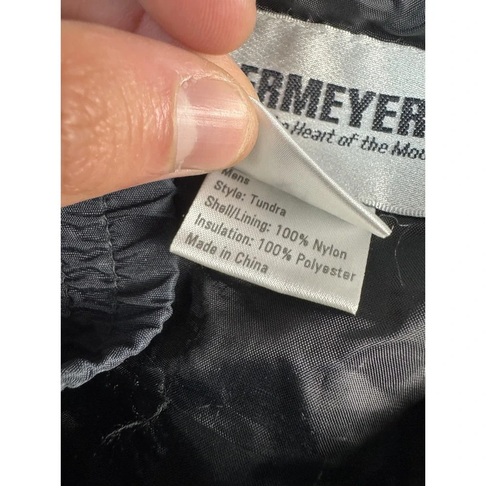 Obermeyer‎ Tundra Snow Pants Mens XL Black Insulated Ski Adjustable Waist Zip